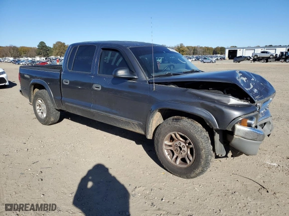 2004 Dodge Dakota SLT with VIN 1D7HL48NX4S579127, listed as a Copart auction lot 83688784 with 261,990 mi miles and Salvage Title. Bid and sale history available at carsss.com. Image 4.