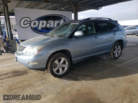2004 Lexus RX 330 with VIN JTJGA31U540018950, listed as a Copart auction lot 53988525 with 268,767 mi miles and Salvage Title. Bid and sale history available at DreamBid. Image 1.