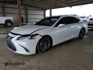 2024 Lexus ES 350 Ultra Luxury with VIN 58AFZ1B19RU182268, listed as a Copart auction lot 44682615 with 7,867 mi miles and Salvage title. Bid and sale history available at DreamBid. Image 1.