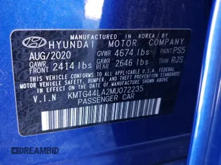 2021 Genesis G70 2.0T z VIN KMTG44LA2MU072235, wystawiony jako Copart lot #40438474 z przebiegiem 43 735 mil mil oraz . Historia ofert i sprzedaży dostępna na DreamBid. Obrazek 12.