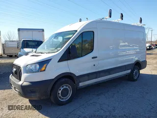 2021 Ford Transit Cargo with VIN 1FTBR1C80MKA48548, listed as a IAAI auction lot 41509103 with 87,523 mi miles and . Bid and sale history available at DreamBid. Image 2.