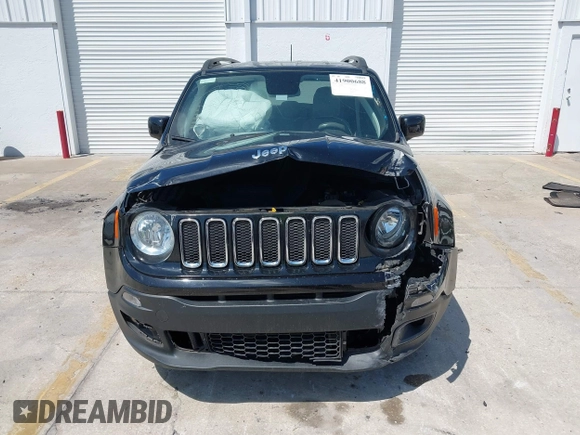 2018 Jeep Renegade Latitude with VIN ZACCJABB7JPH06179, listed as a IAAI auction lot 41900688 with 115,277 mi miles. Bid and sale history available at carsss.com. Image 12.