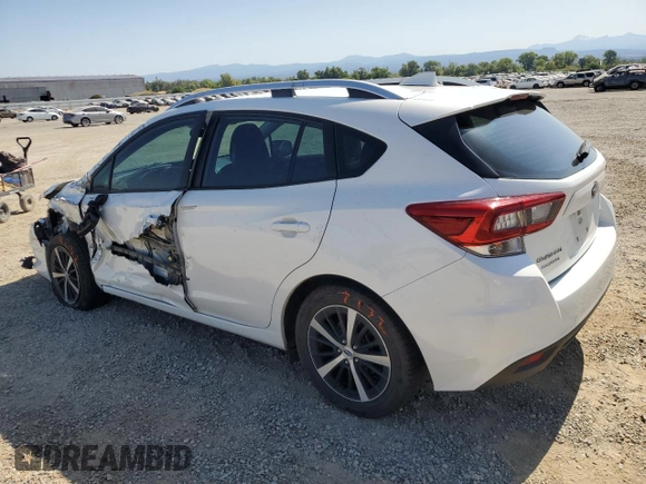 2020 Subaru Impreza Premium with VIN 4S3GTAD63L3723953, listed as a Copart auction lot 62347945 with Not provided miles and Salvage title. Bid and sale history available at DreamBid. Image 2.