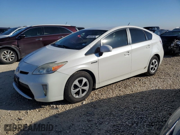 2012 Toyota Prius One with VIN JTDKN3DU4C5458916, listed as a Copart auction lot 46262245 with 130,132 mi miles and Salvage Title. Bid and sale history available at carsss.com. Image 1.