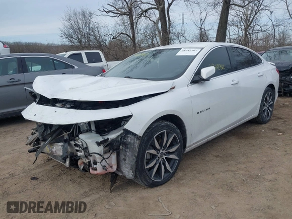 2020 Chevrolet Malibu RS with VIN 1G1ZG5ST6LF137557, listed as a IAAI auction lot 41642962 with 100,313 mi miles and . Bid and sale history available at DreamBid. Image 6.