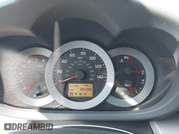2008 Toyota RAV4 Limited with VIN JTMBK34V485041577, listed as a IAAI auction lot 42393094 with 78,498 mi miles and . Bid and sale history available at DreamBid. Image 7.