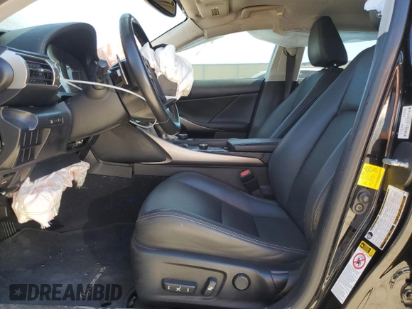 2015 Lexus IS 250 with VIN JTHBF1D20F5055633, listed as a Copart auction lot 48761885 with 78,040 mi miles and Salvage Title. Bid and sale history available at DreamBid. Image 7.