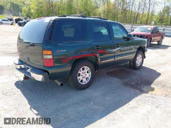 2002 Chevrolet Tahoe LT with VIN 1GNEK13Z52J186557, listed as a IAAI auction lot 42035772 with 1 mi miles. Bid and sale history available at carsss.com. Image 4.