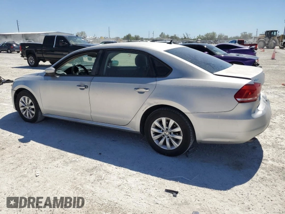 2013 Volkswagen Passat S with VIN 1VWAP7A38DC079906, listed as a Copart auction lot 48803035 with 161,262 mi miles and Non repairable. Bid and sale history available at DreamBid. Image 2.