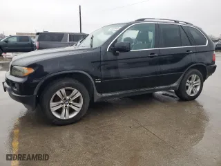 2006 BMW X5 4.4i with VIN 5UXFB53566LV23523, listed as a Copart auction lot 43126135 with 105,313 mi miles and Clean Title. Bid and sale history available at carsss.com. Image 1.