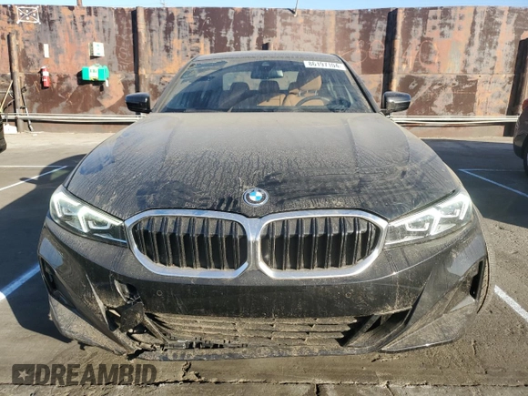 2023 BMW 3 Series 330e with VIN 3MW39FF03P8D33433, listed as a Copart auction lot 86197104 with 12,023 mi miles and Salvage Title. Bid and sale history available at carsss.com. Image 5.