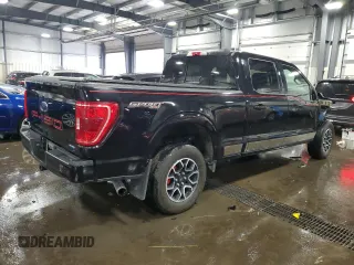 2022 Ford F-150 XL with VIN 1FTFW1E82NFA29355, listed as a Copart auction lot 60212125 with 89,709 mi miles and Salvage title. Bid and sale history available at DreamBid. Image 3.