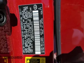 2011 Lexus HS 250h z VIN JTHBB1BA4B2044376, wystawiony jako Copart lot #53935555 z przebiegiem 171 482 mil mil oraz Szkoda całkowita • Salvage title. Historia ofert i sprzedaży dostępna na DreamBid. Obrazek 12.