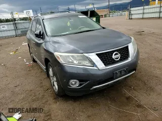 2013 Nissan Pathfinder Platinum with VIN 5N1AR2MM1DC613750, listed as a Copart auction lot 61390135 with 150,007 mi miles and Salvage title. Bid and sale history available at DreamBid. Image 13.
