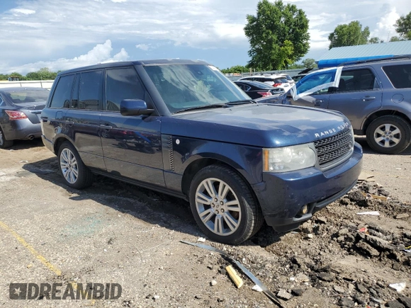 2011 Land Rover Range Rover HSE Lux with VIN SALMF1D41BA343179, listed as a Copart auction lot 62464155 with 170,248 mi miles and Salvage title. Bid and sale history available at DreamBid. Image 4.