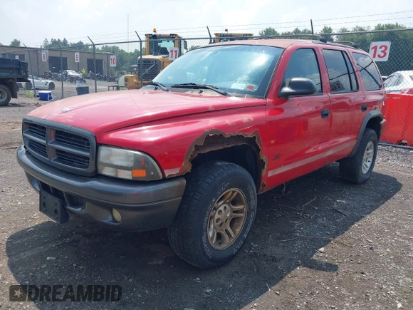 2002 Dodge Durango Sport with VIN 1B4HS38N62F154062, listed as a IAAI auction lot 42716302 with 151,616 mi miles and . Bid and sale history available at DreamBid. Image 2.