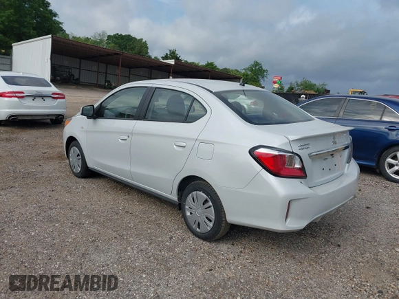 2024 Mitsubishi Mirage ES z VIN ML32FUFJ0RHF14238, wystawiony jako IAAI lot #41991662 z przebiegiem 1 530 mil mil oraz . Historia ofert i sprzedaży dostępna na DreamBid. Obrazek 3.