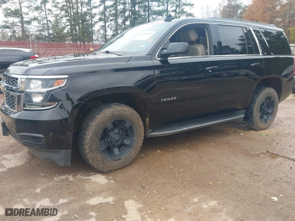2018 Chevrolet Tahoe LT with VIN 1GNSKBKC0JR205134, listed as a IAAI auction lot 41023198 with 1 mi miles. Bid and sale history available at carsss.com. Image 2.