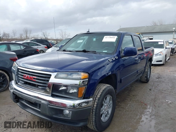 2012 GMC Canyon SLE1 with VIN 1GTH6MFEXC8122298, listed as a IAAI auction lot 41728684 with 185,147 mi miles. Bid and sale history available at carsss.com. Image 2.