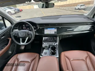 2021 Audi Q7 Premium Plus with VIN WA1LJAF78MD032627, listed as a Copart auction lot 50009015 with 128,942 mi miles and Clean title. Bid and sale history available at DreamBid. Image 6.