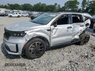 2022 Kia Sorento SX z VIN 5XYRK4LF4NG116621, wystawiony jako Copart lot #58550865 z przebiegiem 56 095 mil mil oraz Szkoda całkowita • Salvage title. Historia ofert i sprzedaży dostępna na DreamBid. Obrazek 1.