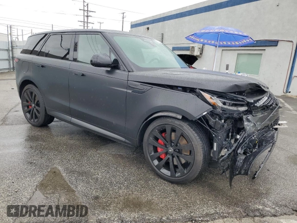 2025 Land Rover Range Rover Sport with VIN SAL1L9E93SA424804, listed as a Copart auction lot 49414945 with 1,007 mi miles and Salvage title. Bid and sale history available at DreamBid. Image 4.