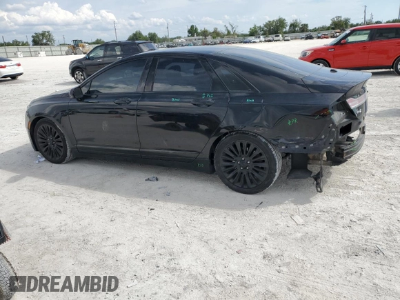 2016 Lincoln MKZ with VIN 3LN6L2G9XGR613590, listed as a Copart auction lot 50396815 with 105,558 mi miles and Salvage Title. Bid and sale history available at DreamBid. Image 2.