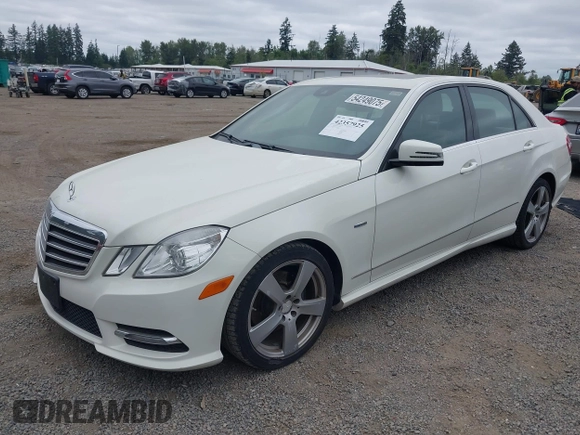 2012 Mercedes-Benz E 350 Luxury with VIN WDDHF5KBXCA592721, listed as a IAAI auction lot 42357925 with 86,783 mi miles and . Bid and sale history available at DreamBid. Image 17.