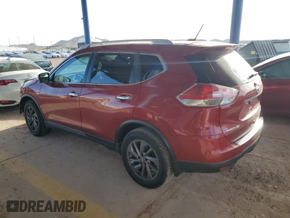 2016 Nissan Rogue SV with VIN KNMAT2MT9GP708518, listed as a Copart auction lot 51318855 with 102,800 mi miles and Salvage Title. Bid and sale history available at DreamBid. Image 2.