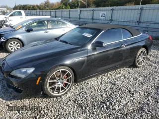 2012 BMW 6 Series 650i with VIN WBALZ3C50CDL70371, listed as a Copart auction lot 80271534 with 76,332 mi miles and Salvage Title. Bid and sale history available at carsss.com. Image 1.