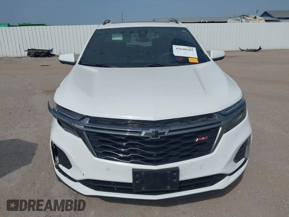2022 Chevrolet Equinox RS with VIN 3GNAXMEV9NS199374, listed as a IAAI auction lot 42640182 with 56,560 mi miles and . Bid and sale history available at DreamBid. Image 12.