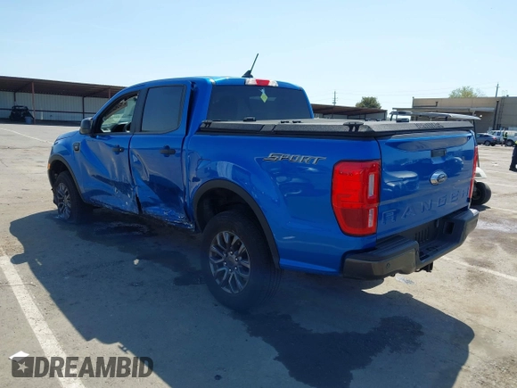2021 Ford Ranger XL with VIN 1FTER4EH5MLD84816, listed as a IAAI auction lot 41964298 with 29,569 mi miles. Bid and sale history available at carsss.com. Image 3.