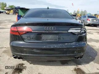 2017 Audi A8 with VIN WAU44AFD3HN015464, listed as a Copart auction lot 55099805 with 125,067 mi miles and Clean title. Bid and sale history available at DreamBid. Image 6.