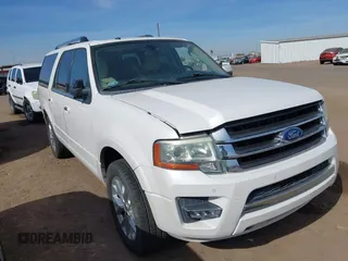 2015 Ford Expedition Max Limited with VIN 1FMJK1KT3FEF23726, listed as a IAAI auction lot 41626006 with 87,404 mi miles. Bid and sale history available at carsss.com. Image 1.