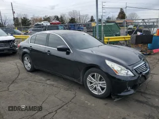 2013 Infiniti G37 Journey with VIN JN1CV6AP2DM301531, listed as a Copart auction lot 45586145 with 78,091 mi miles and Salvage Title. Bid and sale history available at carsss.com. Image 4.
