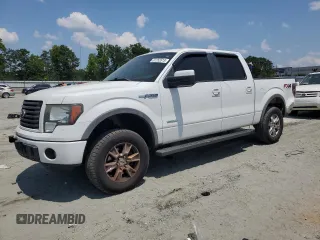 2012 Ford F-150 XL with VIN 1FTFW1ET8CFA98987, listed as a Copart auction lot 61752515 with 219,581 mi miles and Salvage title. Bid and sale history available at DreamBid. Image 1.