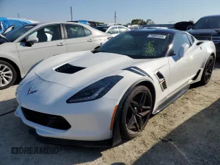 2019 Chevrolet Corvette Grand Sport 2LT with VIN 1G1YY2D76K5121242, listed as a Copart auction lot 74897434 with 0 mi miles and Non Repairable. Bid and sale history available at carsss.com. Image 1.