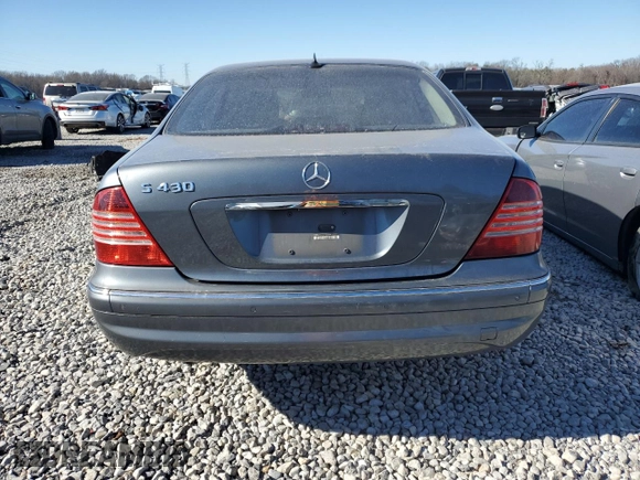 2006 Mercedes-Benz S-Class 4.3L with VIN WDBNG70J76A462639, listed as a Copart auction lot 41974475 with 0 mi miles and Salvage Title. Bid and sale history available at carsss.com. Image 6.