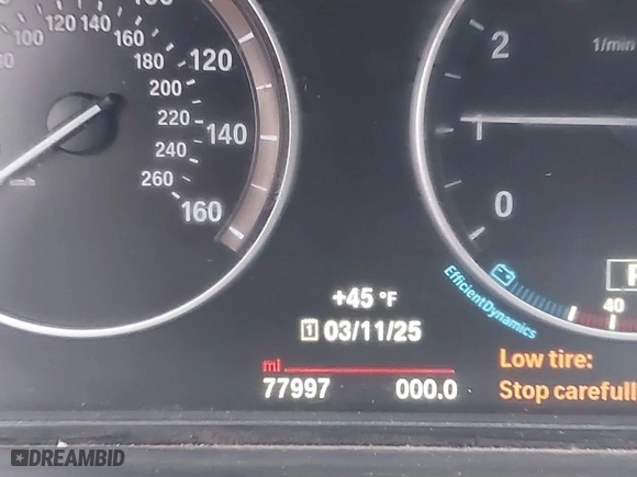 2016 BMW 5 Series 528i xDrive with VIN WBA5A7C51GG146294, listed as a IAAI auction lot 41803991 with 77,997 mi miles. Bid and sale history available at carsss.com. Image 15.