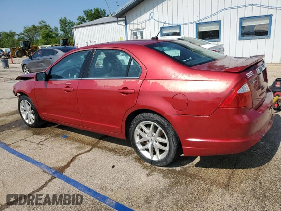 2012 Ford Fusion SEL with VIN 3FAHP0JA1CR348647, listed as a Copart auction lot 61761545 with 65,456 mi miles and Salvage title. Bid and sale history available at DreamBid. Image 2.