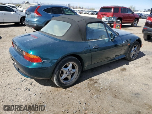 1997 BMW 3 Series 1.9L with VIN 4USCH7325VLE03227, listed as a Copart auction lot 44815605 with 45,842 mi miles and Salvage Title. Bid and sale history available at carsss.com. Image 3.
