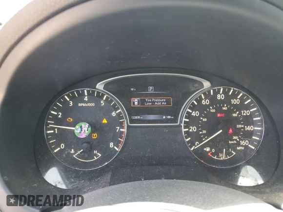 2017 Nissan Altima SR with VIN 1N4AL3AP6HN338788, listed as a Copart auction lot 61636315 with 122,839 mi miles and Salvage title. Bid and sale history available at DreamBid. Image 9.