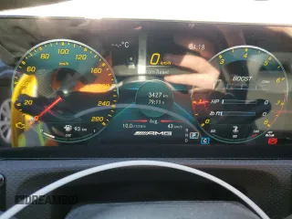 2021 Mercedes-Benz CLA with VIN W1K5J5BB4MN230539, listed as a Copart auction lot 48015315 with 3,427 mi miles and Salvage Title. Bid and sale history available at carsss.com. Image 9.