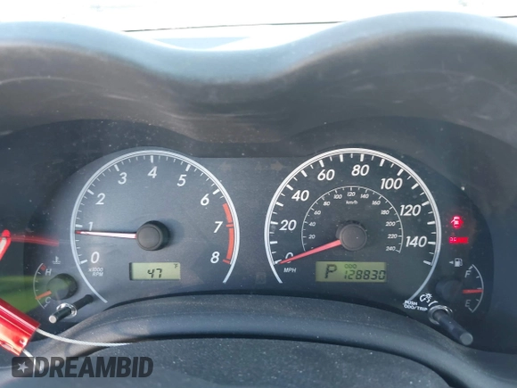 2011 Toyota Corolla L with VIN 2T1BU4EE1BC674644, listed as a IAAI auction lot 41876165 with 128,830 mi miles. Bid and sale history available at carsss.com. Image 7.
