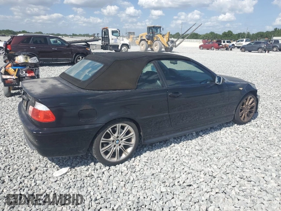2005 BMW 3 Series 330Ci with VIN WBABW53465PL49985, listed as a Copart auction lot 51812985 with 123,926 mi miles and Salvage Title. Bid and sale history available at carsss.com. Image 3.