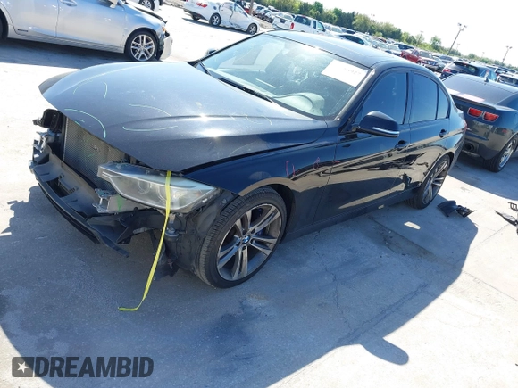 2015 BMW 3 Series 328i with VIN WBA3C1C54FP116669, listed as a IAAI auction lot 41786927 with 158,320 mi miles and . Bid and sale history available at carsss.com. Image 2.