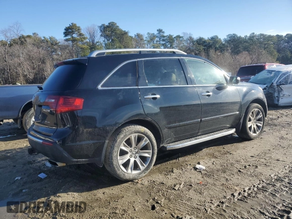 2013 Acura MDX Advance Pkg with VIN 2HNYD2H66DH514720, listed as a Copart auction lot 88747045 with 165,665 mi miles and Salvage Title. Bid and sale history available at carsss.com. Image 3.