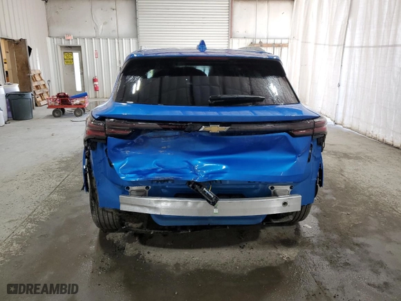 2025 Chevrolet Equinox EV LT with VIN 3GN7DLRR5SS130476, listed as a Copart auction lot 50398725 with 1,922 mi miles and Salvage Title. Bid and sale history available at carsss.com. Image 6.