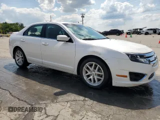 2012 Ford Fusion SEL with VIN 3FAHP0JA2CR141622, listed as a Copart auction lot 62663395 with 205,806 mi miles and Salvage title. Bid and sale history available at DreamBid. Image 4.