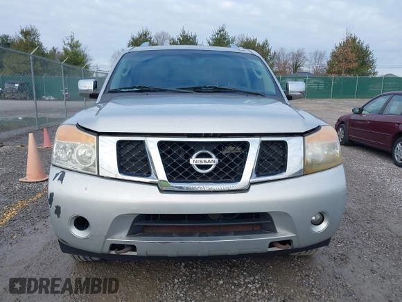 2011 Nissan Armada Platinum z VIN 5N1AA0NC2BN615574, wystawiony jako IAAI lot #41222471 z przebiegiem 340 803 mil mil oraz . Historia ofert i sprzedaży dostępna na DreamBid. Obrazek 6.